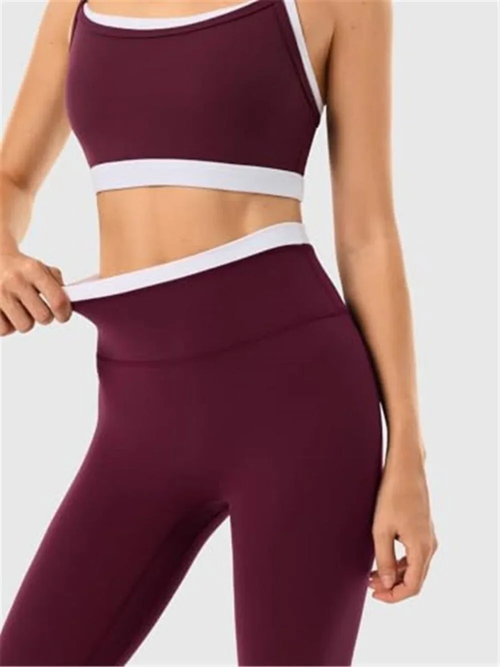 Women’s Seamless Workout Set Yoga Leggings Sports Bra Matching Gym Outfit
